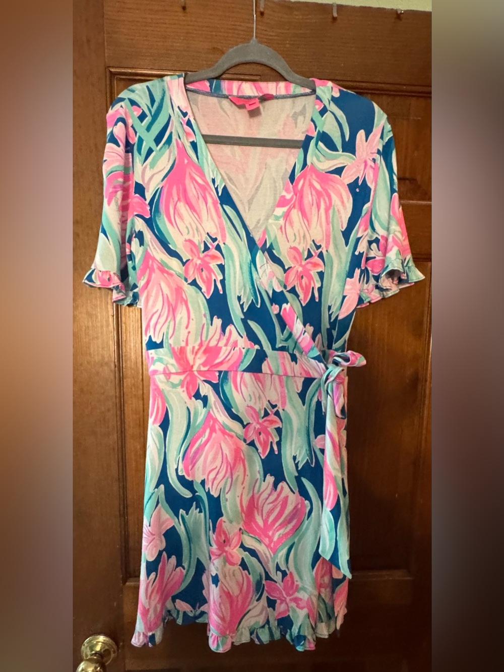 Lilly Pulitzer wrap romper/dress Like new!